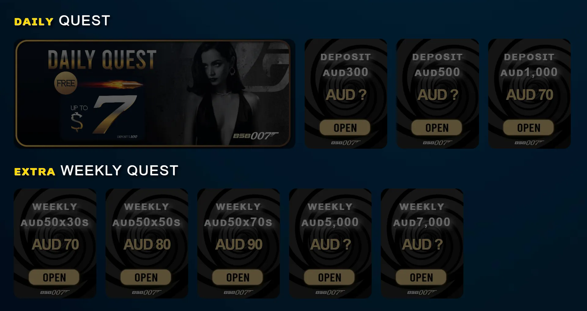 Weekly cashback and VIP rewards